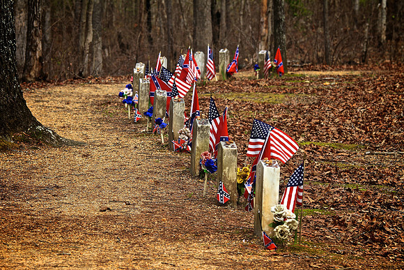13 Unknown Confederate Graves, Natchez Trace