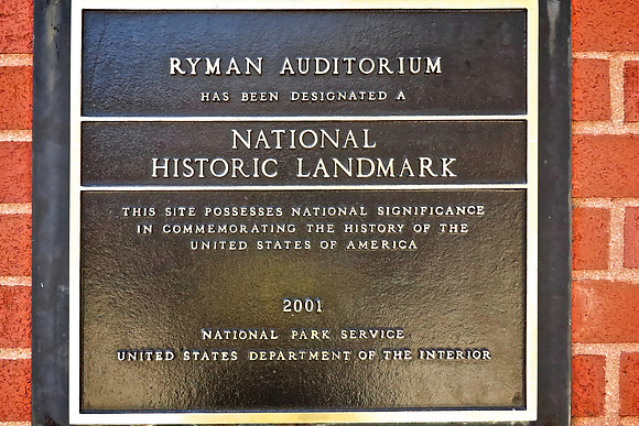 Ryman Auditorium, Nashville (built 1892)