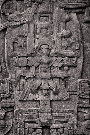 2012 March, Maya stela, Quiriquá, Guatemala