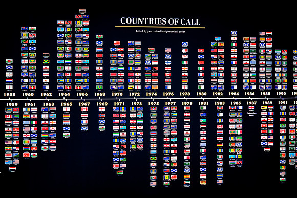 Every year, on average, the Britannia sailed the equivalent of around the world.