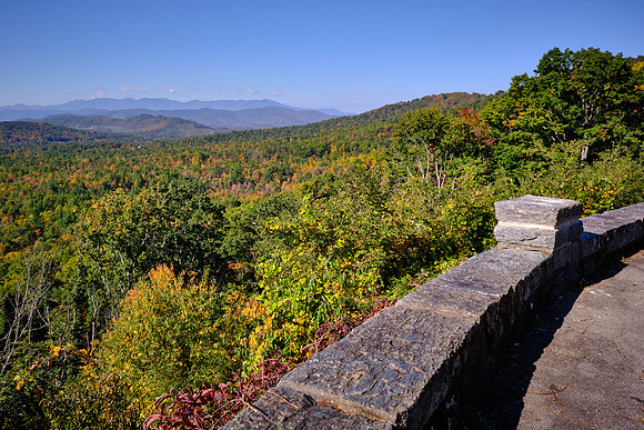 Mile Post 330, Blue Ridge Parkway overlook