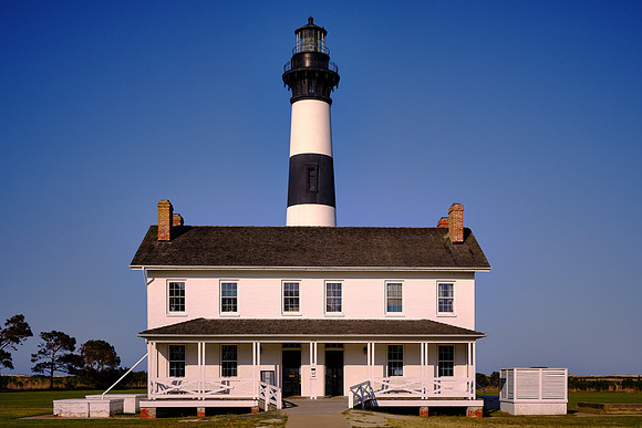 Bodie Island Light Station, Cape Hatteras National Seashore, NC.  This is the third Bodie Island lighhouse completed in 1872.