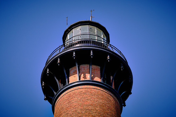 The Currituck Beach Lighthouse is a first order lighthouse, meaning it has the largest of seven Fresnel lens sizes.