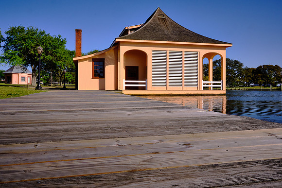 The boathouse at the Whalehead Club, Corolla, NC