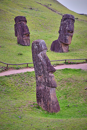 Moai, Easter Island, Chile