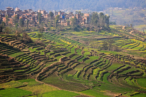 Rural life on the outskirts of Kathmandu