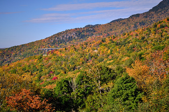 Mile Post 304, Linn Cove Viaduct, Blue Ridge Parkway