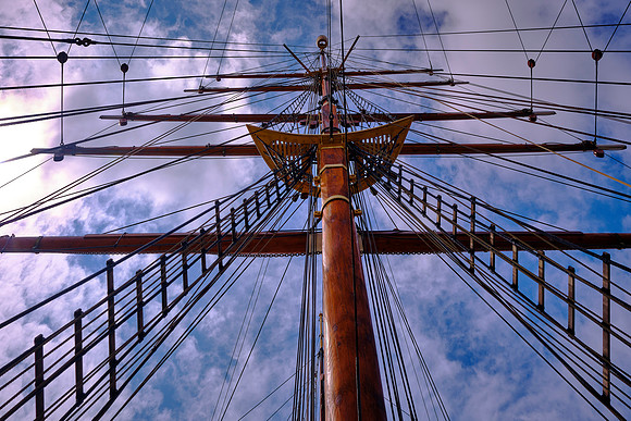 Launched in 1901, she was the last traditional wooden three-masted ship to be built in the United Kingdom.