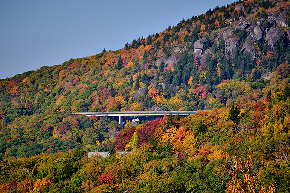 Mile Post 304, Linn Cove Viaduct, Blue Ridge Parkway