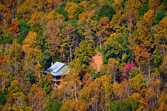 Mile Post 340, solitary along the  Blue Ridge Parkway