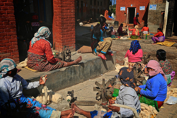 Rural life on the outskirts of Kathmandu