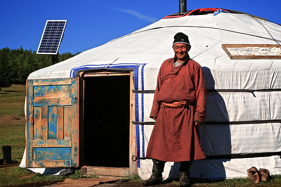 Nomad goat, sheep, and yak herders