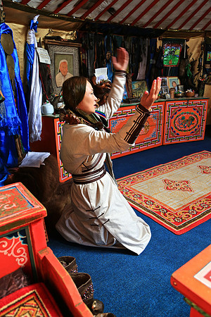 In the earliest known stages it was intricately tied to all other aspects of social life and to the tribal organization of Mongolian society.