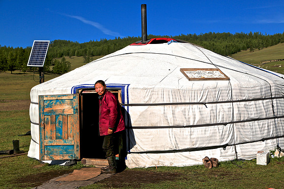 Nomad goat, sheep, and yak herders
