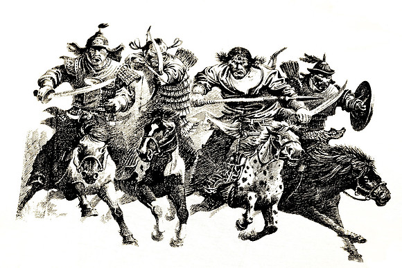 Marauding Mongolian Hordes sighted in the Gobi Desert