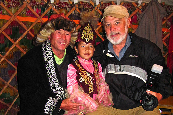 Kazak family home-meal and visit