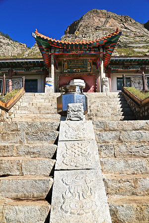During the Soviet era, particularly during the purges of the 1930s, communists destroyed most of the nation’s temples banning, and almost wiping out, Buddhism in Mongolia.