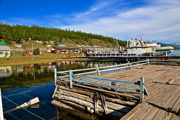 Lake port, Lake Hovsgol