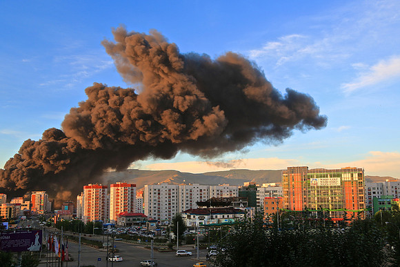 My first photograph taken in Mongolia