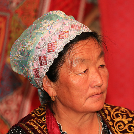 Kazak family home-meal and visit