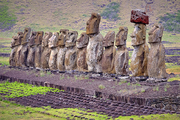 Moai, Easter Island, Chile