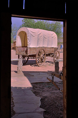 Bluff Fort, UT.  Calling the new location Bluff City, the pioneers began dividing the land, building log cabins, and digging a ditch from the river for crop irrigation.