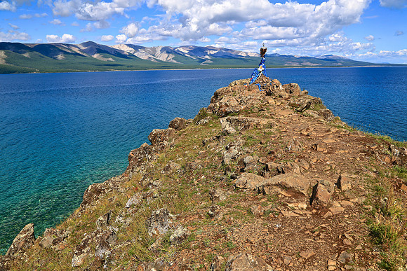Ovoo on Lake Hovsgol