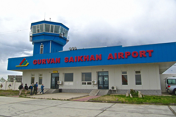 Dalandzadgad Airport, Gobi Desert, southern Mongolia
