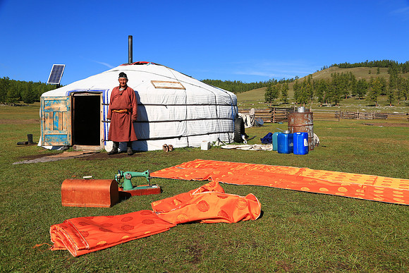 Nomad goat, sheep, and yak herders