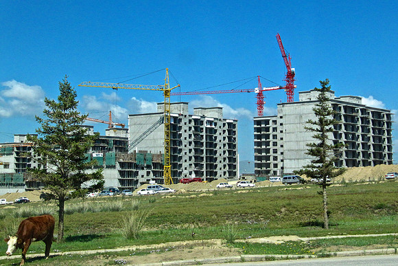 Ulaanbaatar, Mongolia: population = 1.1 million