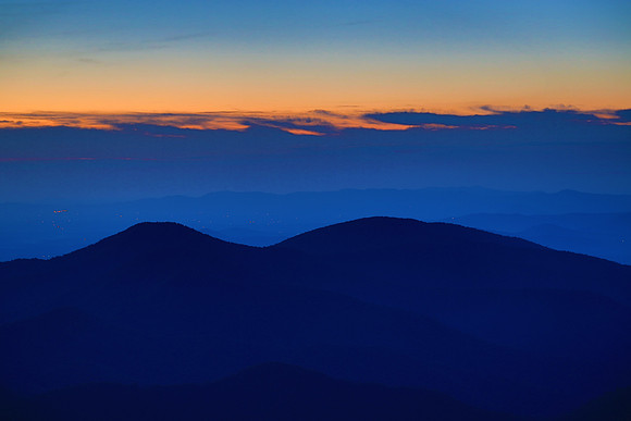 Sunrise at Green Knob Overlook, Blue Ridge Parkway, NC