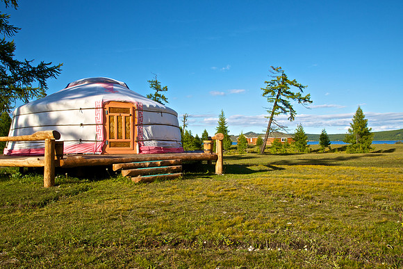 My ger at Ashihai Ger Camp, Lake Hovsgol, northern Mongolia