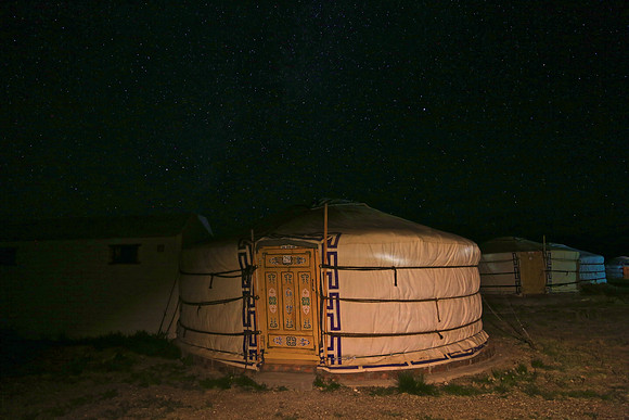 Under the stars, Dream Gobi Camp, Gobi Desert, southern Mongolia