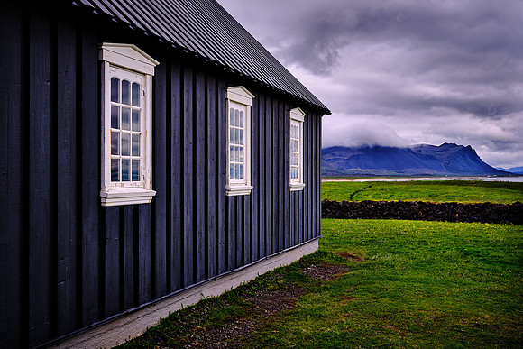 The church was originally erected as a small turf chapel.
