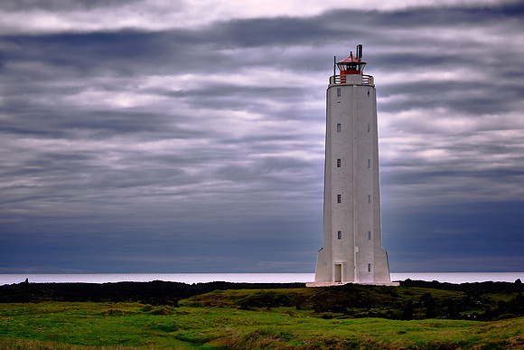 The Malariff Lighthouse on the Snæfellsnes Peninsula near Arnarstapi.
