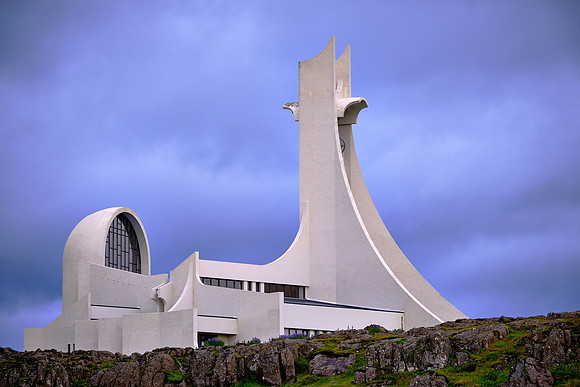 Stykkishólmur Church is one of the most beautiful in the world according to Architectural Digest.