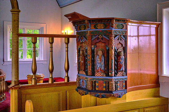 There has been a church here since before the Christianisation of Iceland in 1,000 AD.