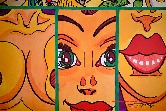 The Icelandic pop-artist Erró (1932) has lived and worked in Paris for decades.