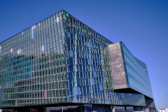 Harpa is a concert hall and conference center in Reykjavík and opened in 2011.