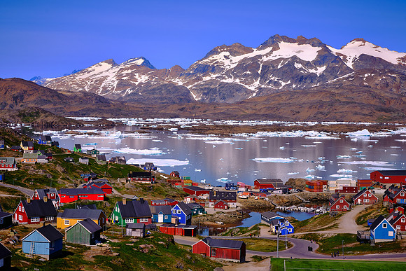 Tasiilaq is the seventh-largest town in Greenland.