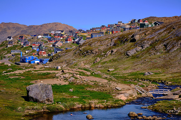 Tasiilaq is located 66 miles south of the Arctic Circle on Ammassalik Island.