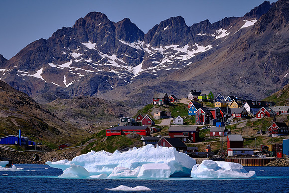 Each spring, the pack ice breaks up and cargo ships arrive in Tasiilaq.