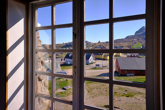 View of Tasiilaq from the new church.