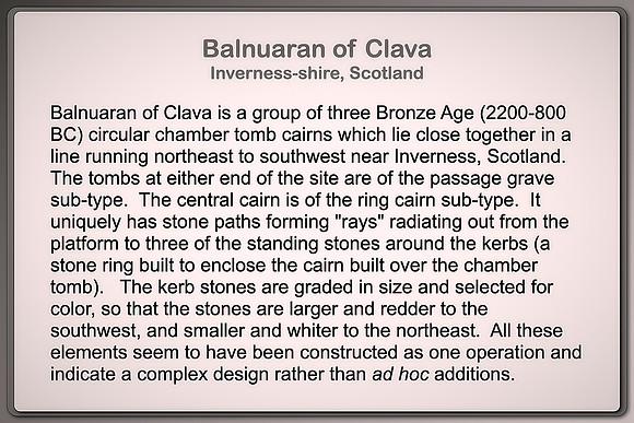 Balnuaran of Clava, Inverness-shire, Scotland