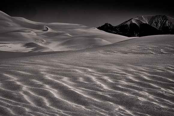 2019 October 11.  Sunrise over Great Sand Dunes National Park, Colorado.