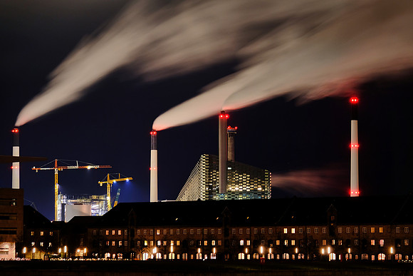 2018 February 23.  Clean-air waste-to-energy plant, Copenhagen, Denmark.