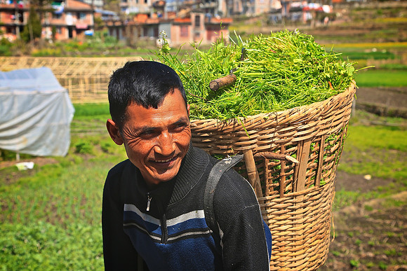 Rural life on the outskirts of Kathmandu