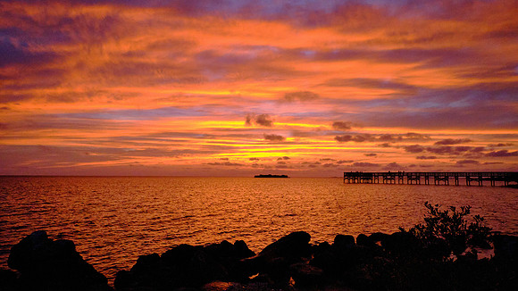 Sunset, Fort Island Gulf, Crystal River, FL