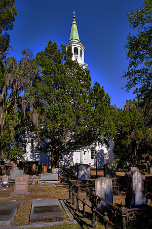 The Parish Church of St Helena and Graveyard (est. 1712), Beaufort, SC