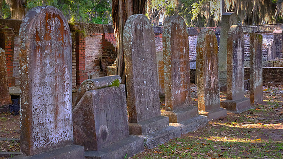 The Parish Church of St Helena and Graveyard (est. 1712), Beaufort, SC